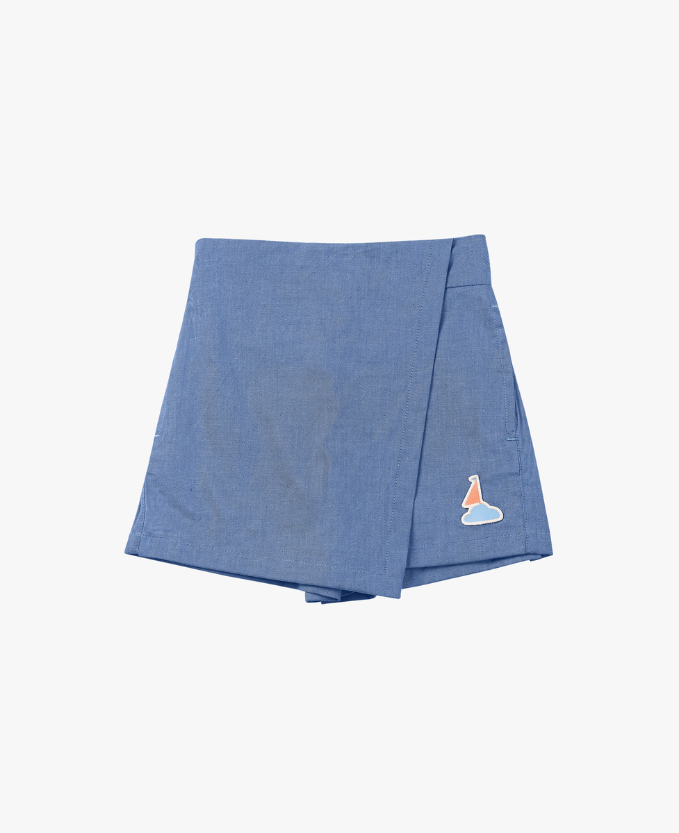 Denim Sail Skort