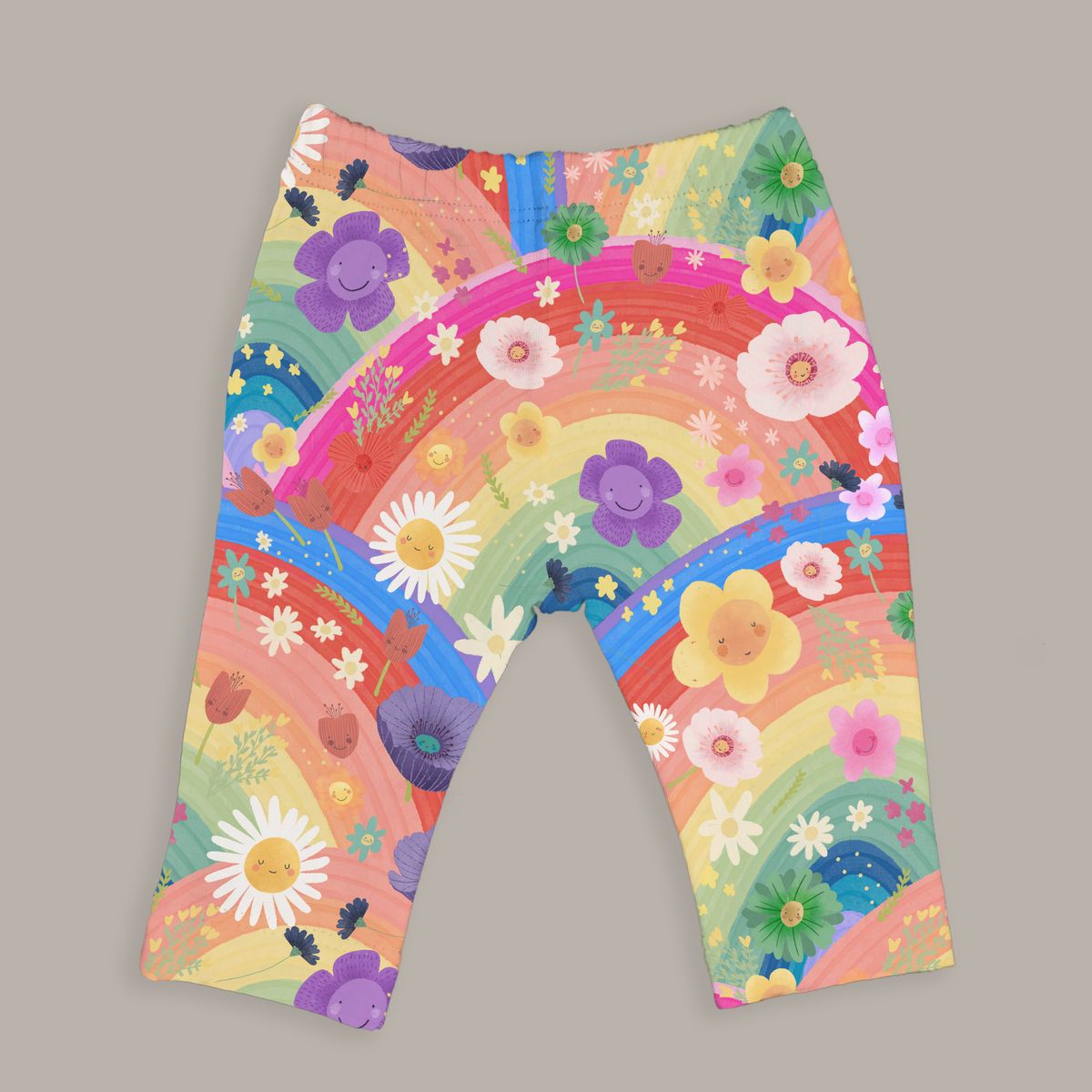 Rainbow Flowers Leggings
