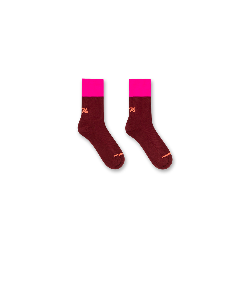 Neon Pink Socks