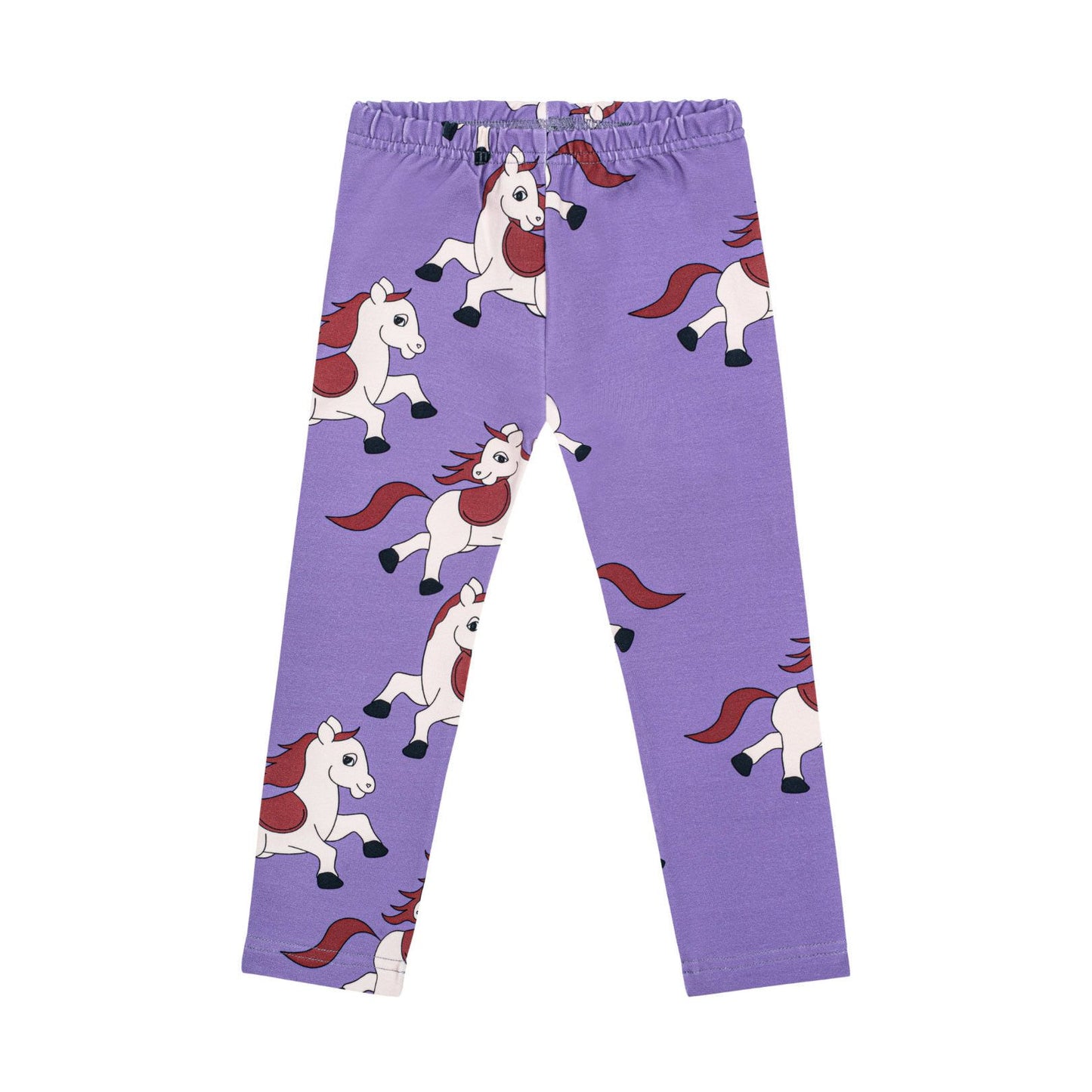 Horse Print Violet Leggings - Wild Plains