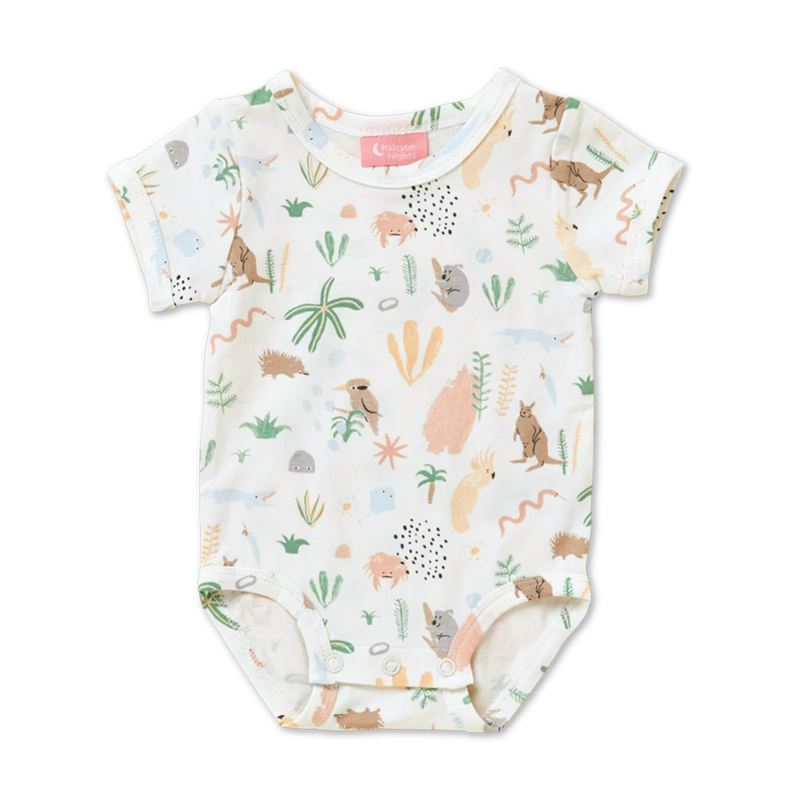 Outback Dreams Short Sleeve Bodysuit - Wild Plains