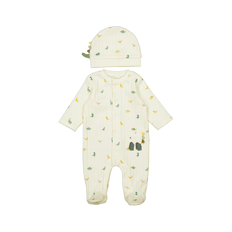 Baby Dino Footie & Hat