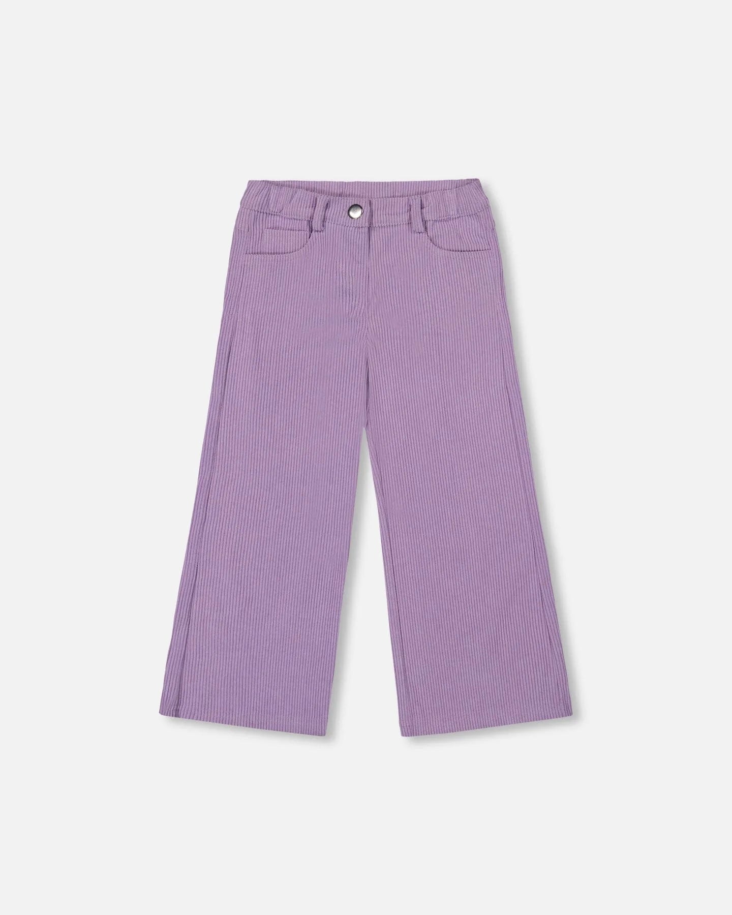 Lavender Corduroy Wide Leg Pant