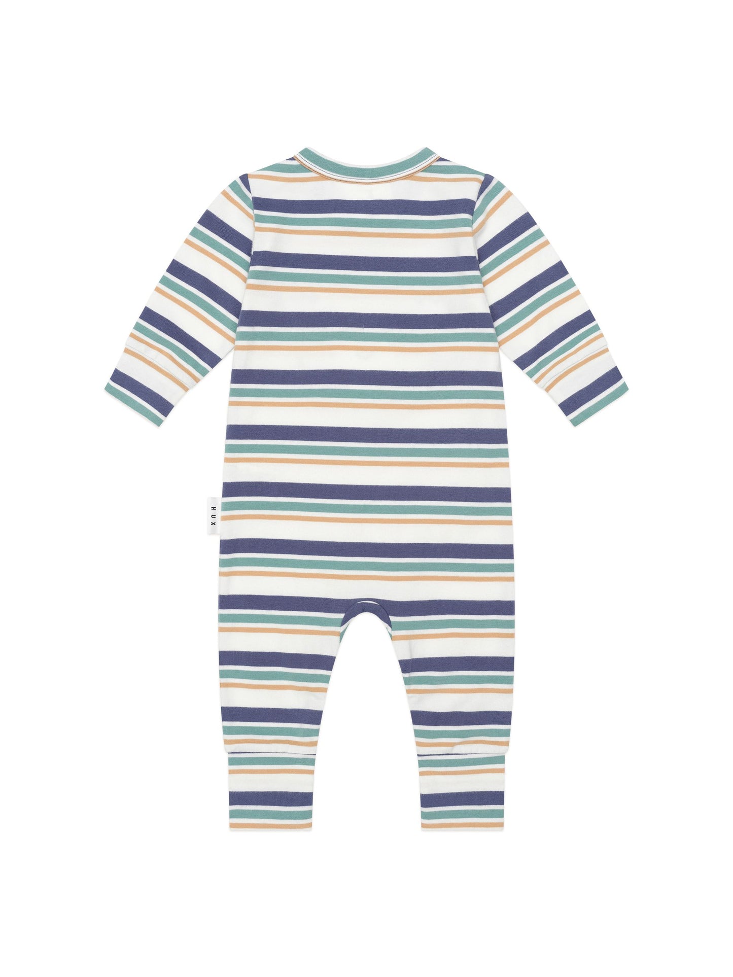Multi Stripe Bear Romper