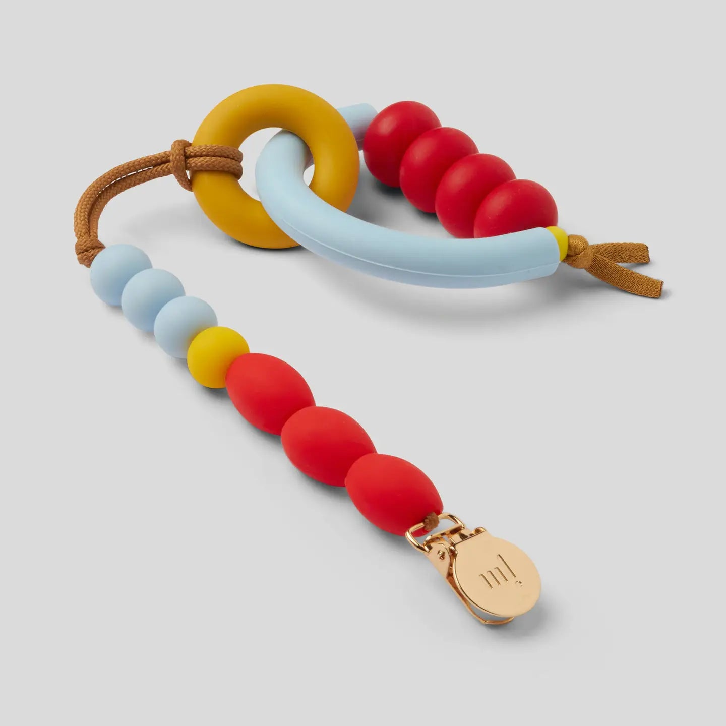 Primary Arch Ring Teether + Clip Set
