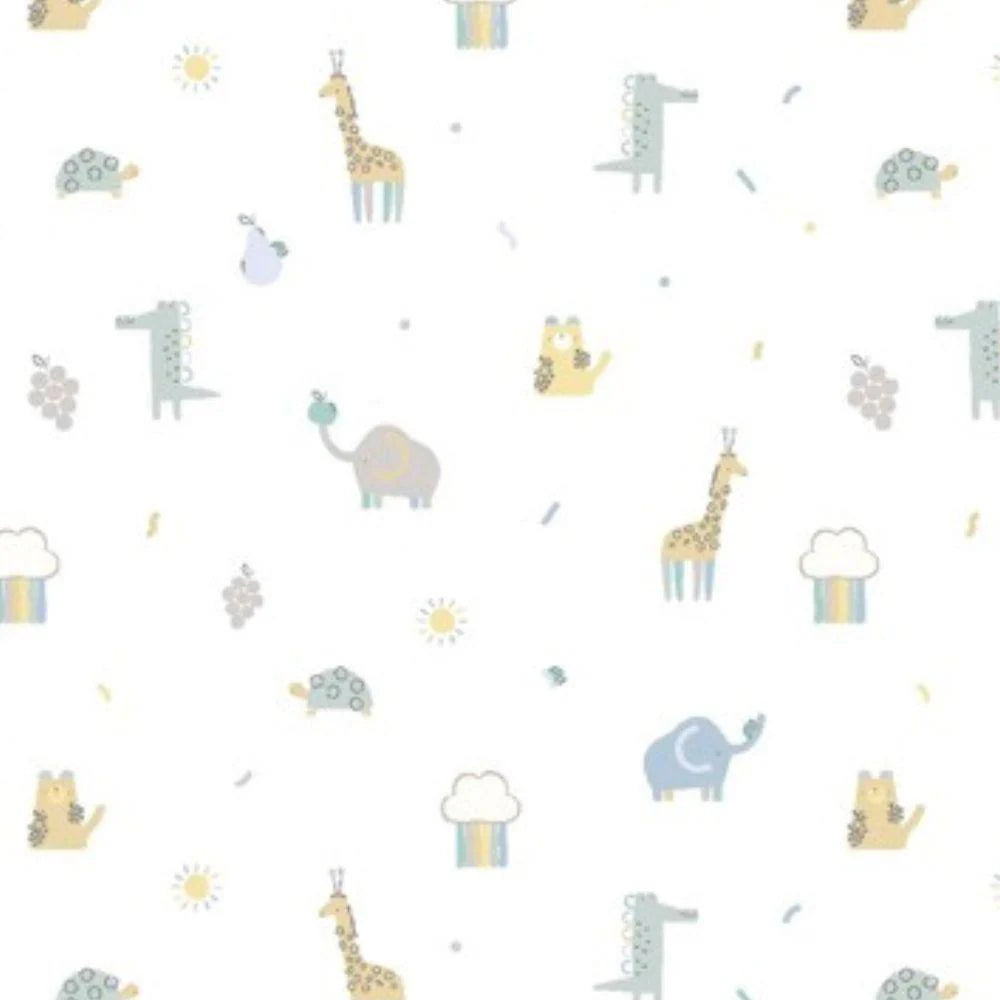 Blue Little Bitty Footie - Wild Plains