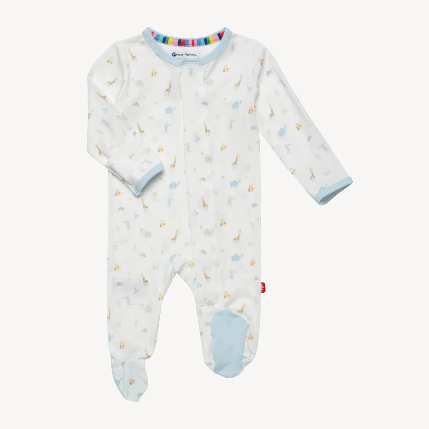 Blue Little Bitty Footie - Wild Plains
