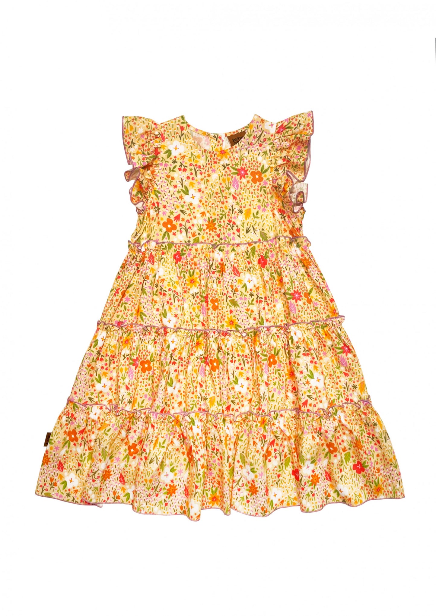 Yellow Floral All Over Dress