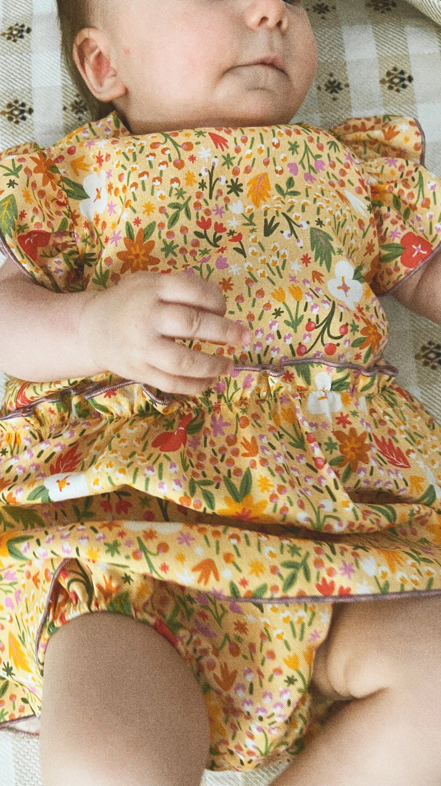 Yellow Floral All Over Romper
