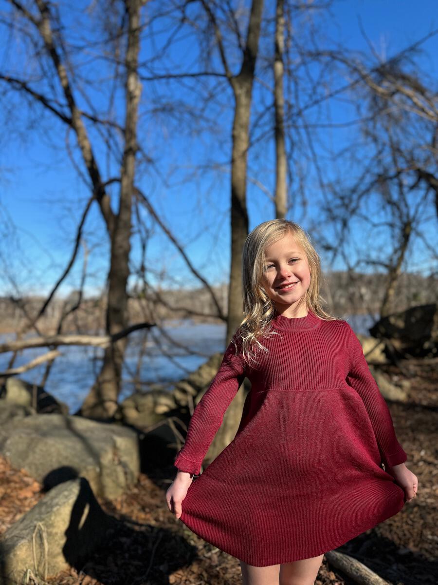 Red sweater dress - Wild Plains