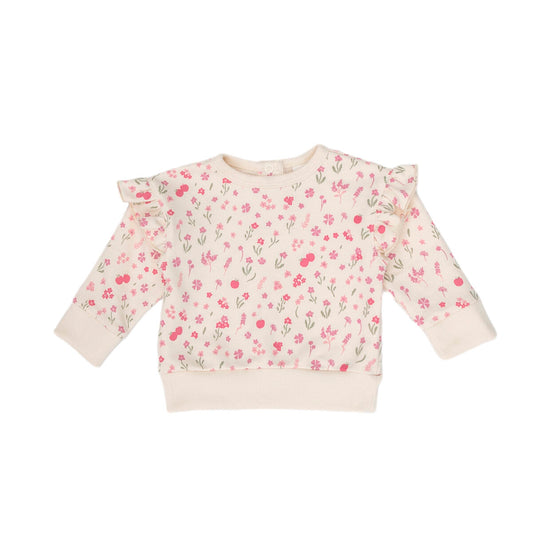 Floral Ruffle Sweatshirt - Wild Plains