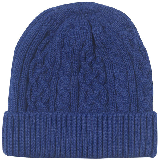 Royal Blue Cotton Beanie - Wild Plains