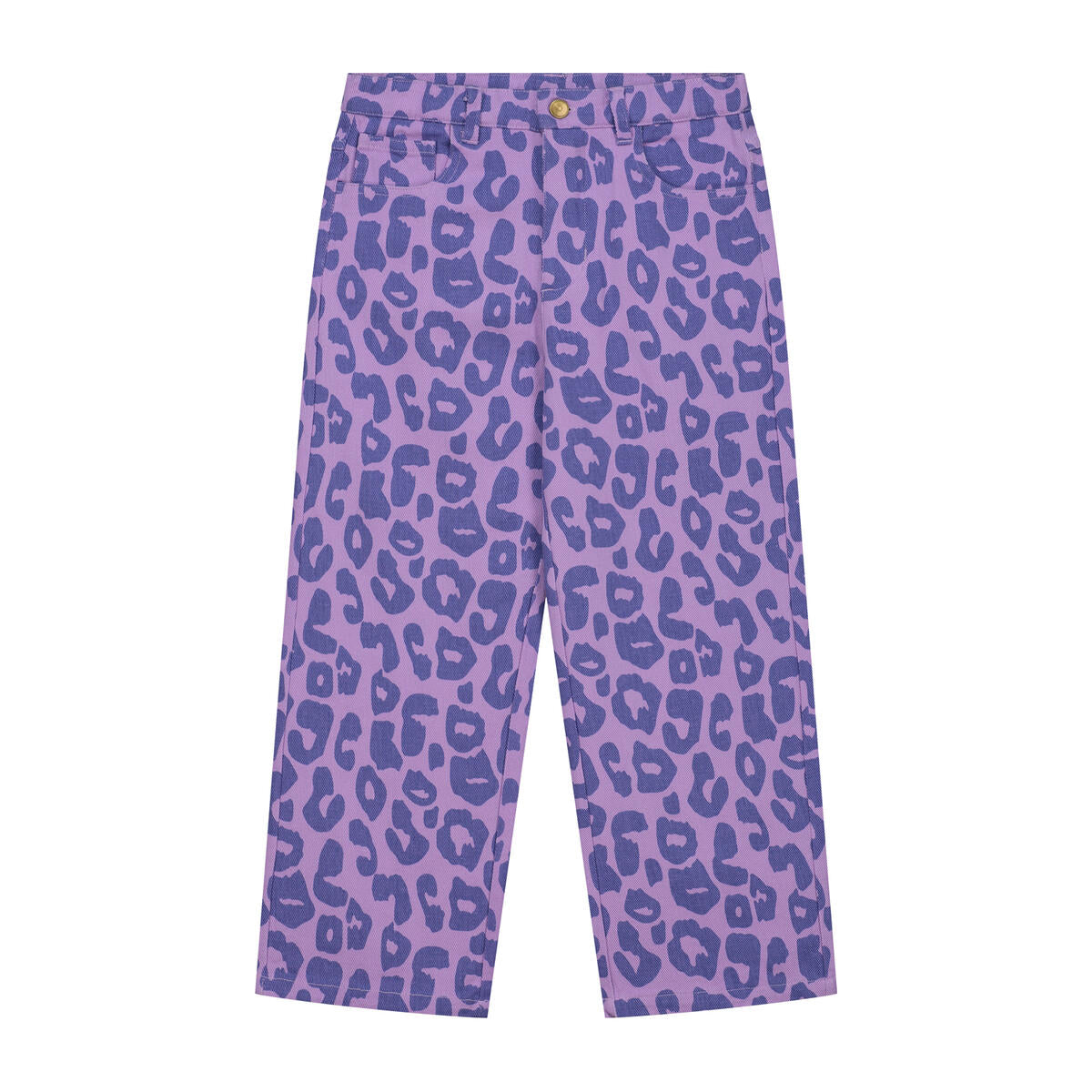 Purple Leopard Pants - Wild Plains