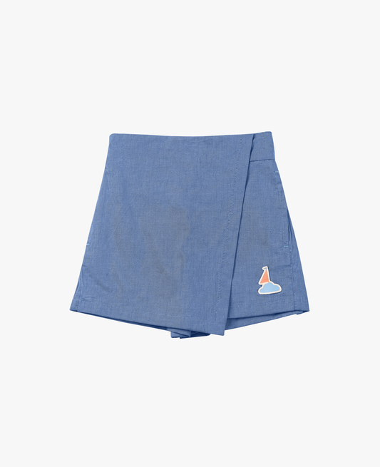 Denim Sail Skort