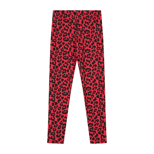 Red Leopard Pants - Wild Plains