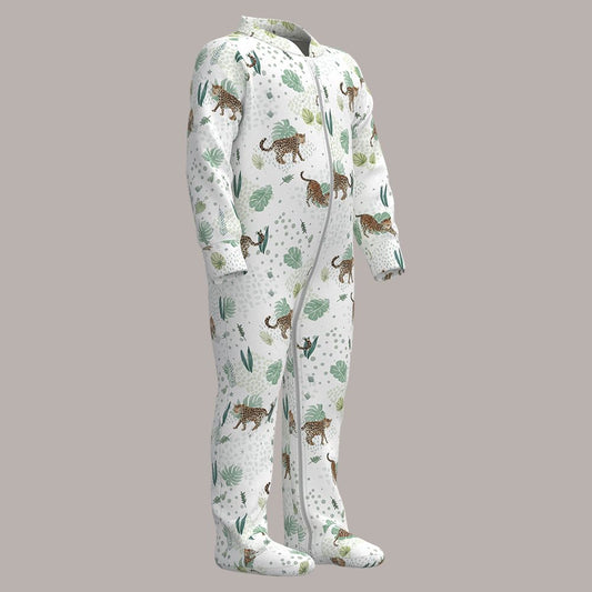 Jaguar Neutral Zipper Footie