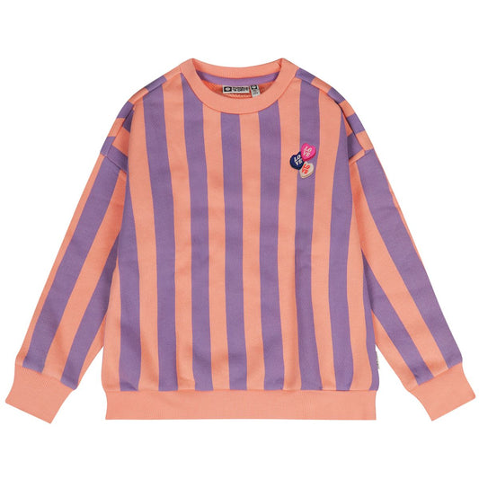 Love Stripe Sweatshirt