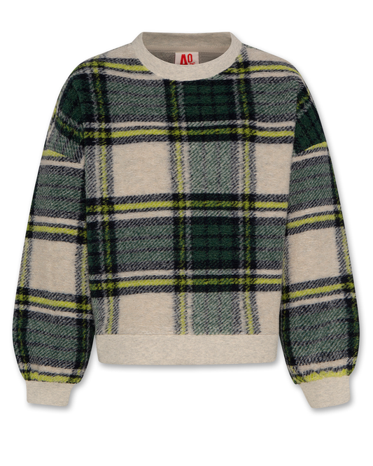 Green Plaid Sweater