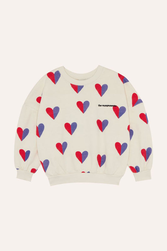 Heart Print Sweatshirt