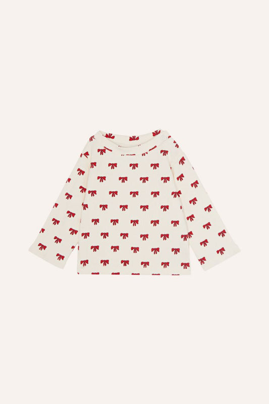 Red Bows Baby Tshirt