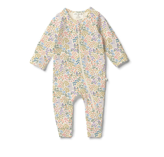 Tiny Bloom Zipsuit