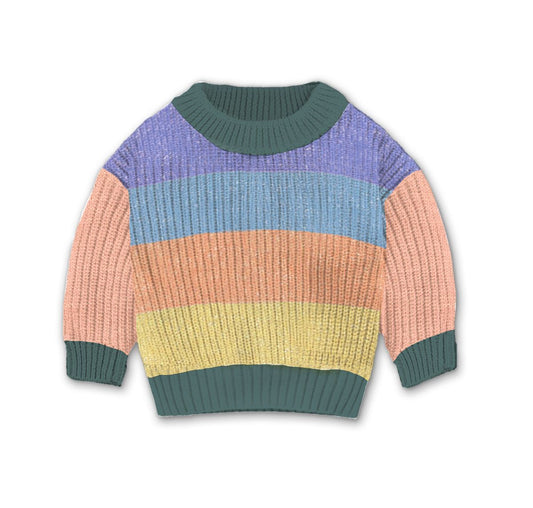 Rainbow Knitted Jumper