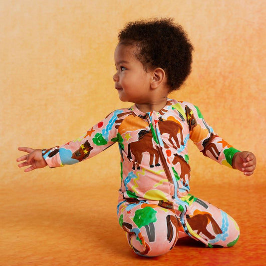 Giddy Up Long Sleeve Romper