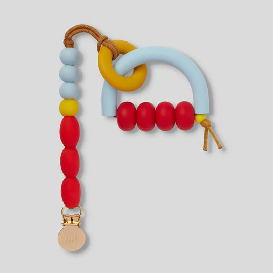 Primary Arch Ring Teether + Clip Set