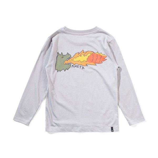 Grey Dragon Long Sleeve Tee - Wild Plains