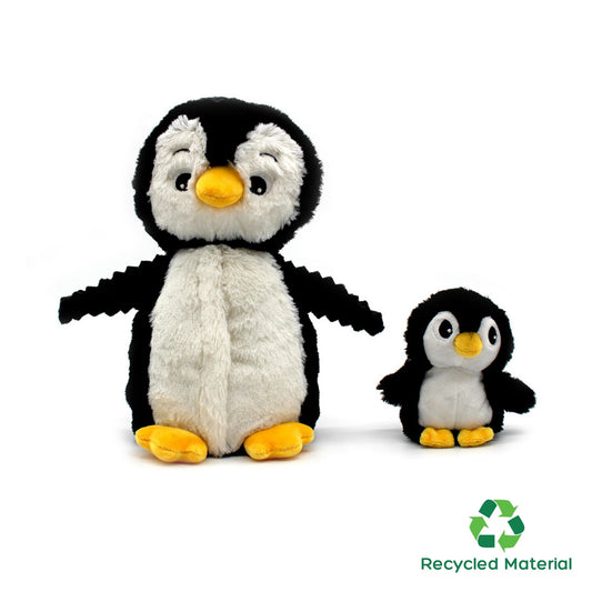 Yellow & Black Penguin Mum and Baby