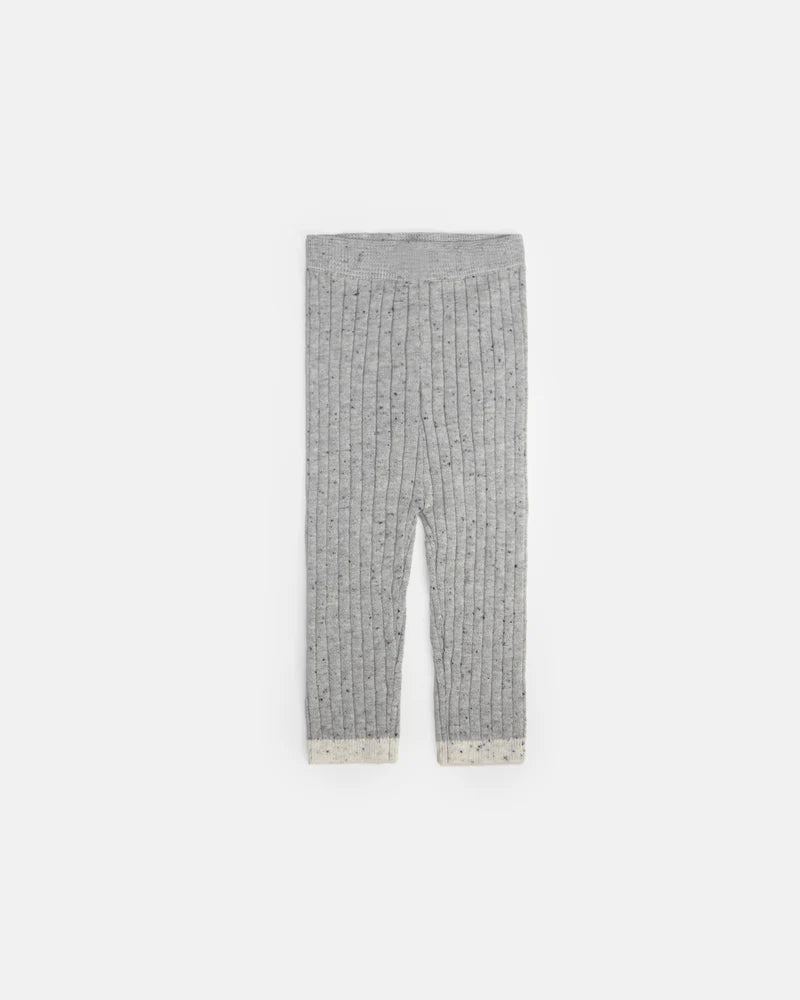 Ribbed heather grey leggings - Wild Plains