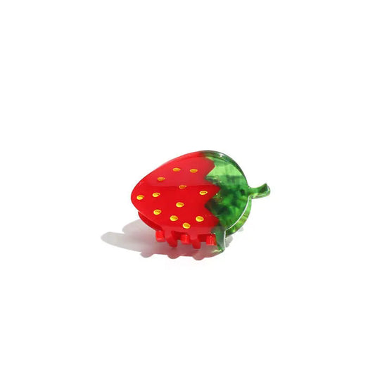 Midi Red Strawberry Hair Claw Clip