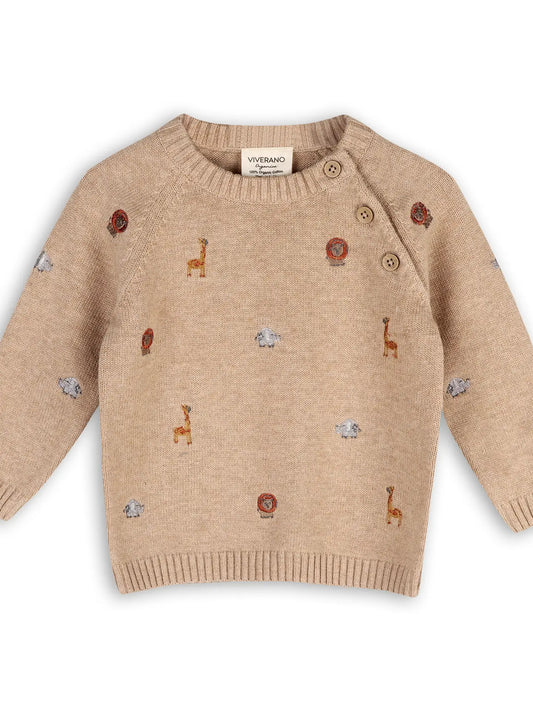 Mini Safari Sweater - Wild Plains