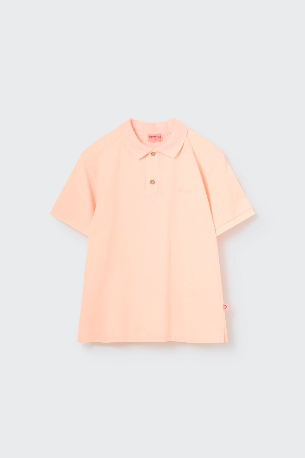 Neon Coral Polo Shirt