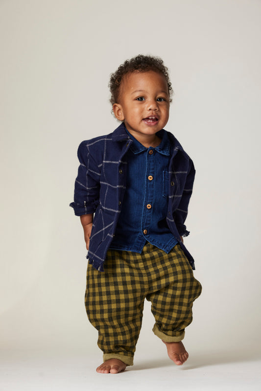 Navy Soft Plaid Flannel - Wild Plains