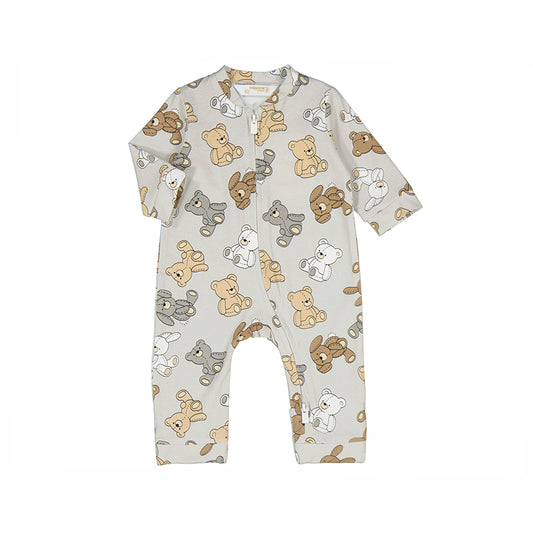 Bear & Bunny Zipsuit - Wild Plains