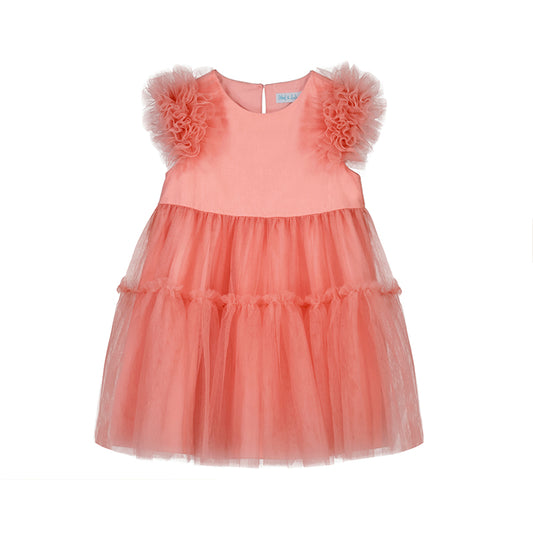 Salmon Tulle Dress - Wild Plains