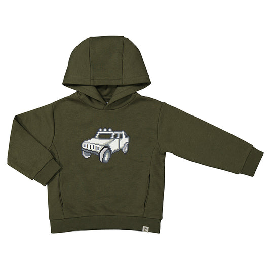 Pixel Jeep Hoodie - Wild Plains