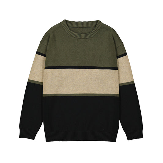 Olive Stripe Sweater