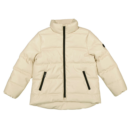 Sand Pleather Jacket