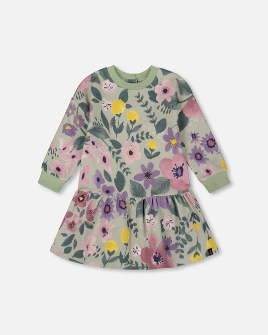 Watercolor Flowers Dress