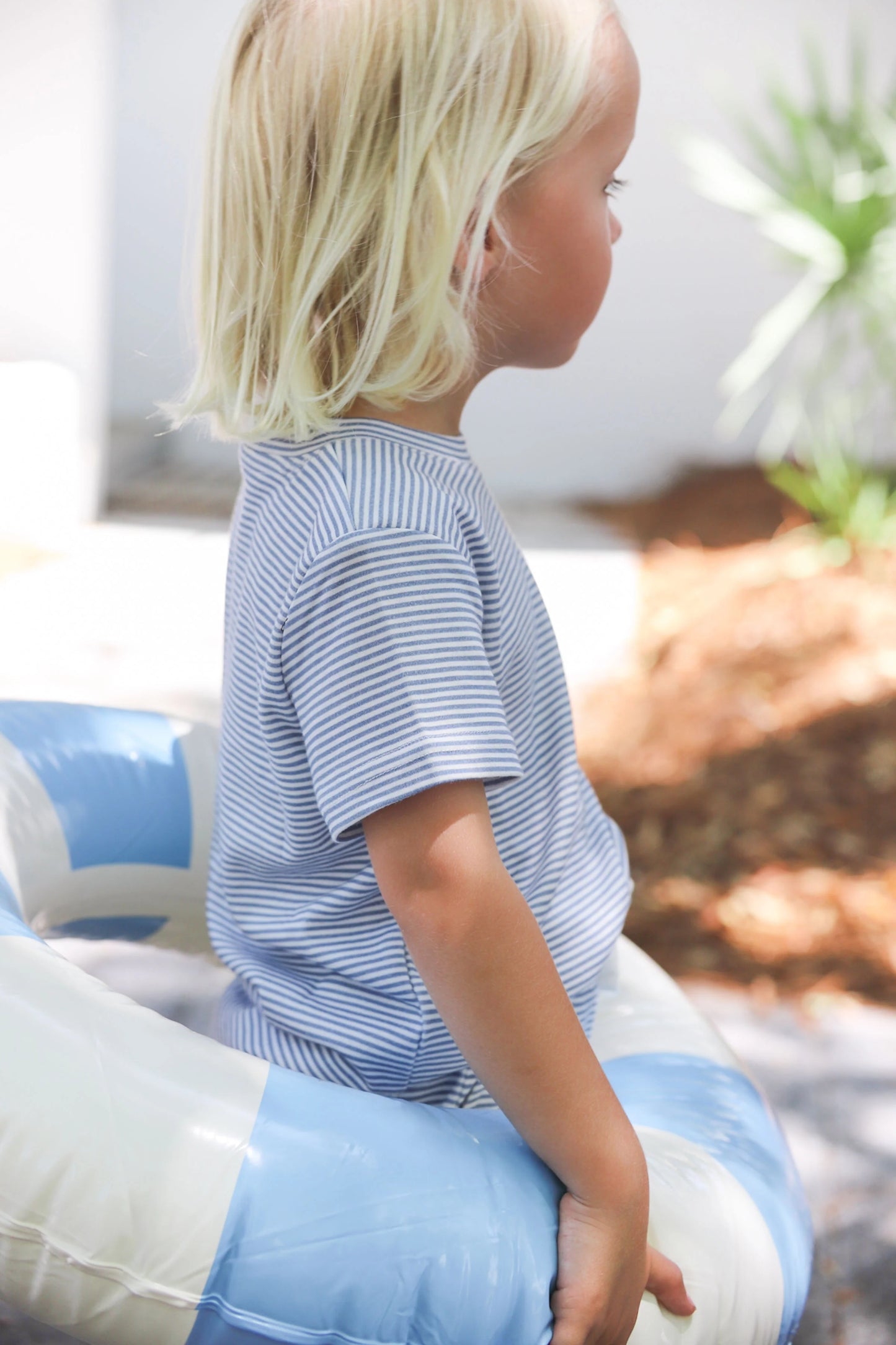 Chambray Stripe T-shirt