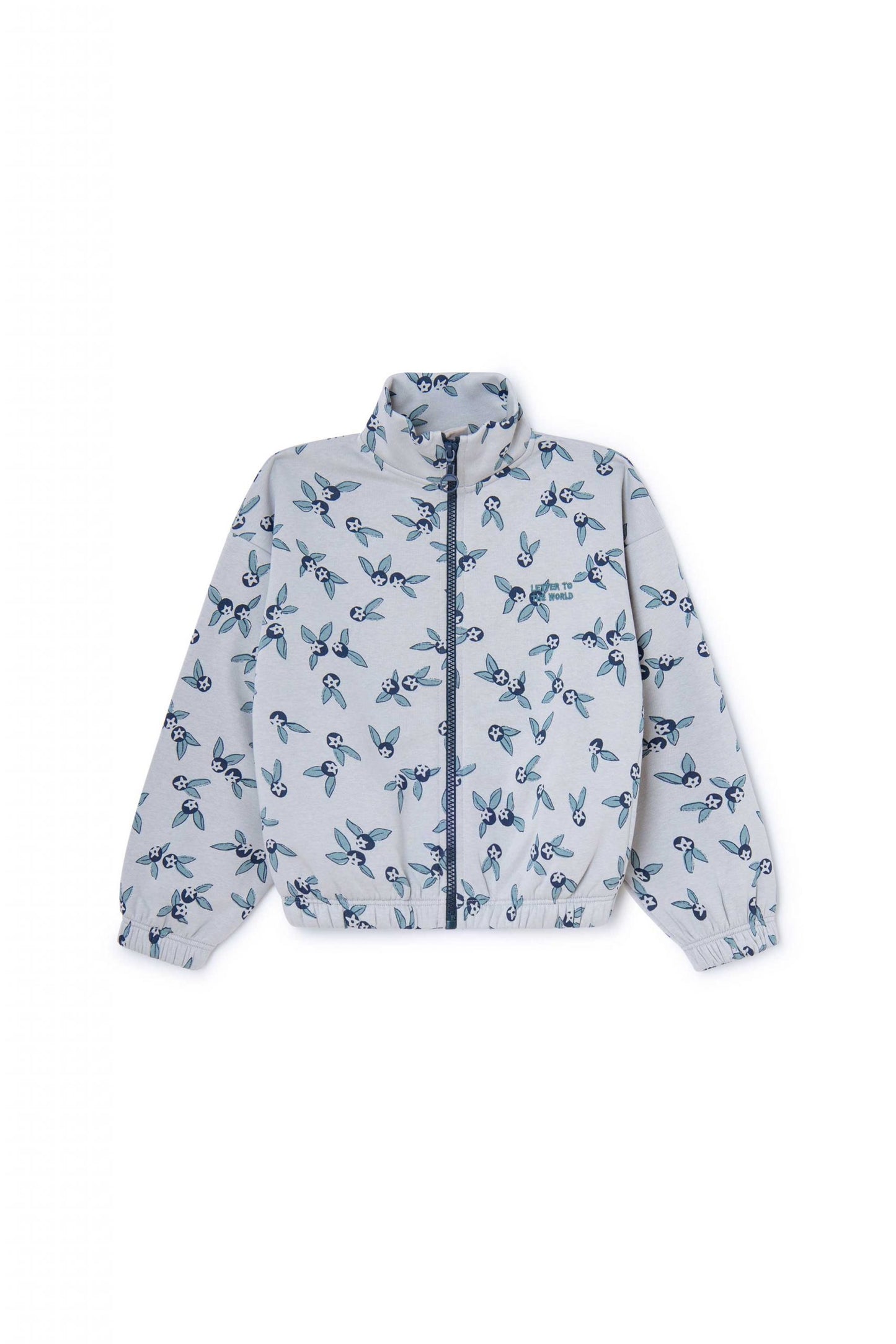 Gray Print Jacket - Wild Plains