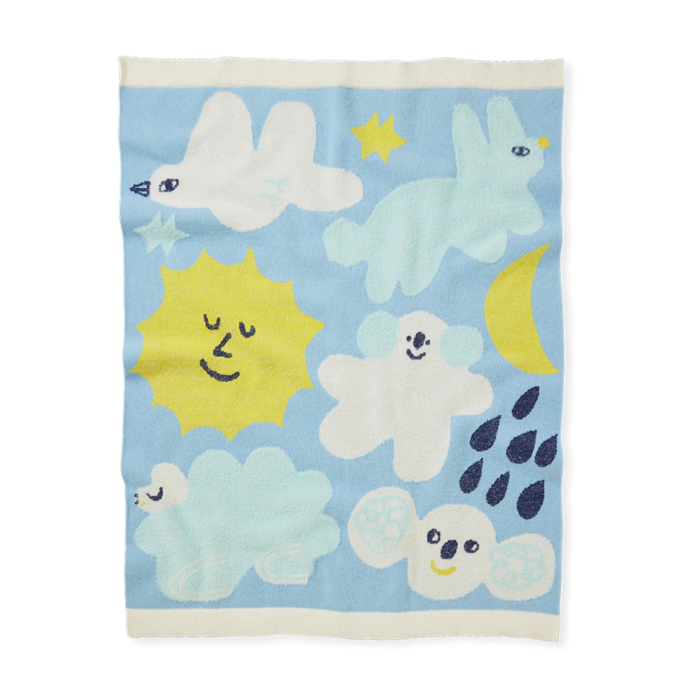 Sky Friends Fluffy Knit Blanket - Wild Plains