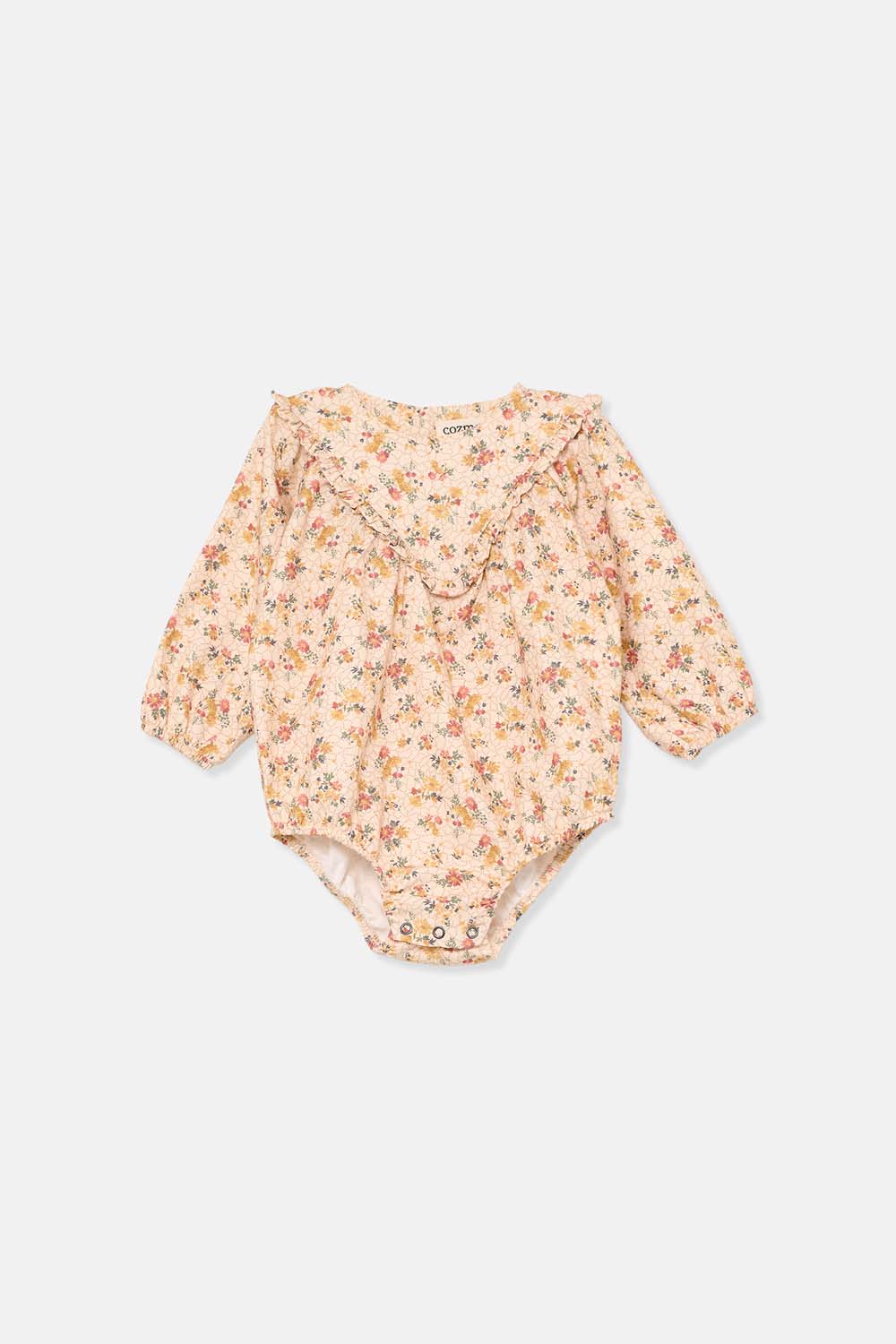 Organic Floral Baby Romper - Wild Plains