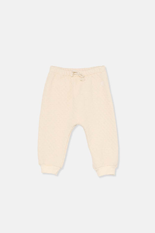 Ivory Quilted Baby Pants - Wild Plains