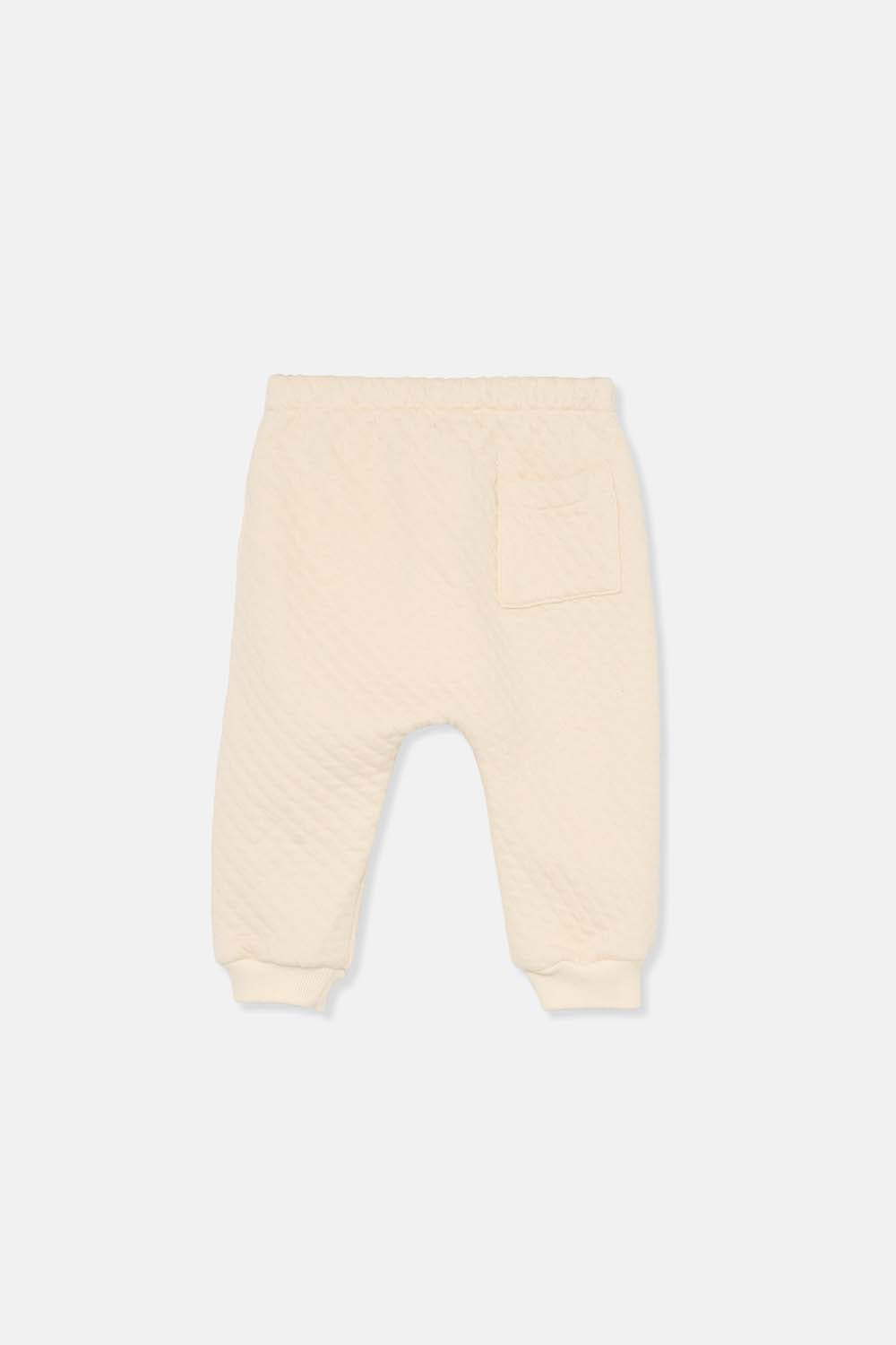 Ivory Quilted Baby Pants - Wild Plains