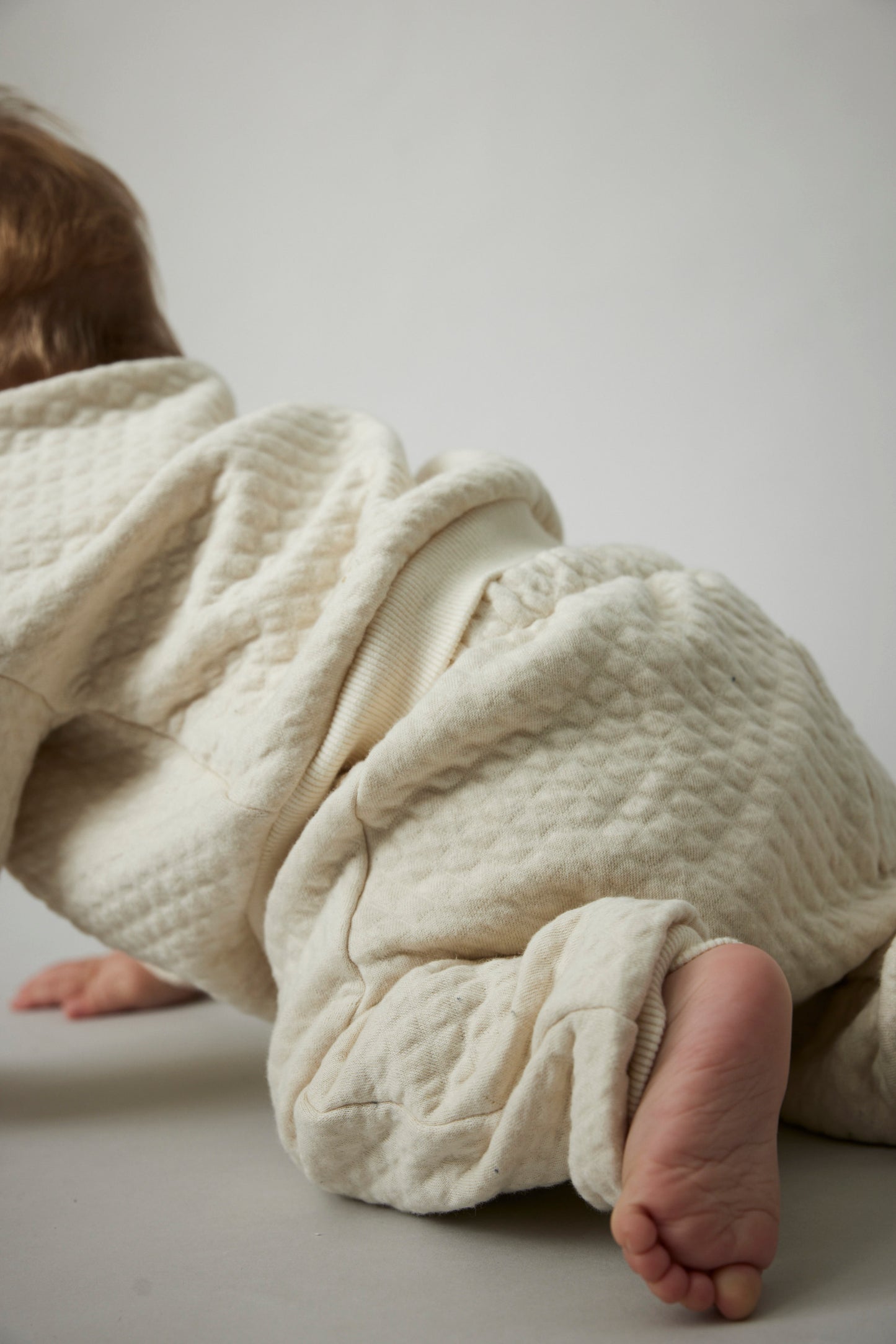 Ivory Quilted Baby Pants - Wild Plains