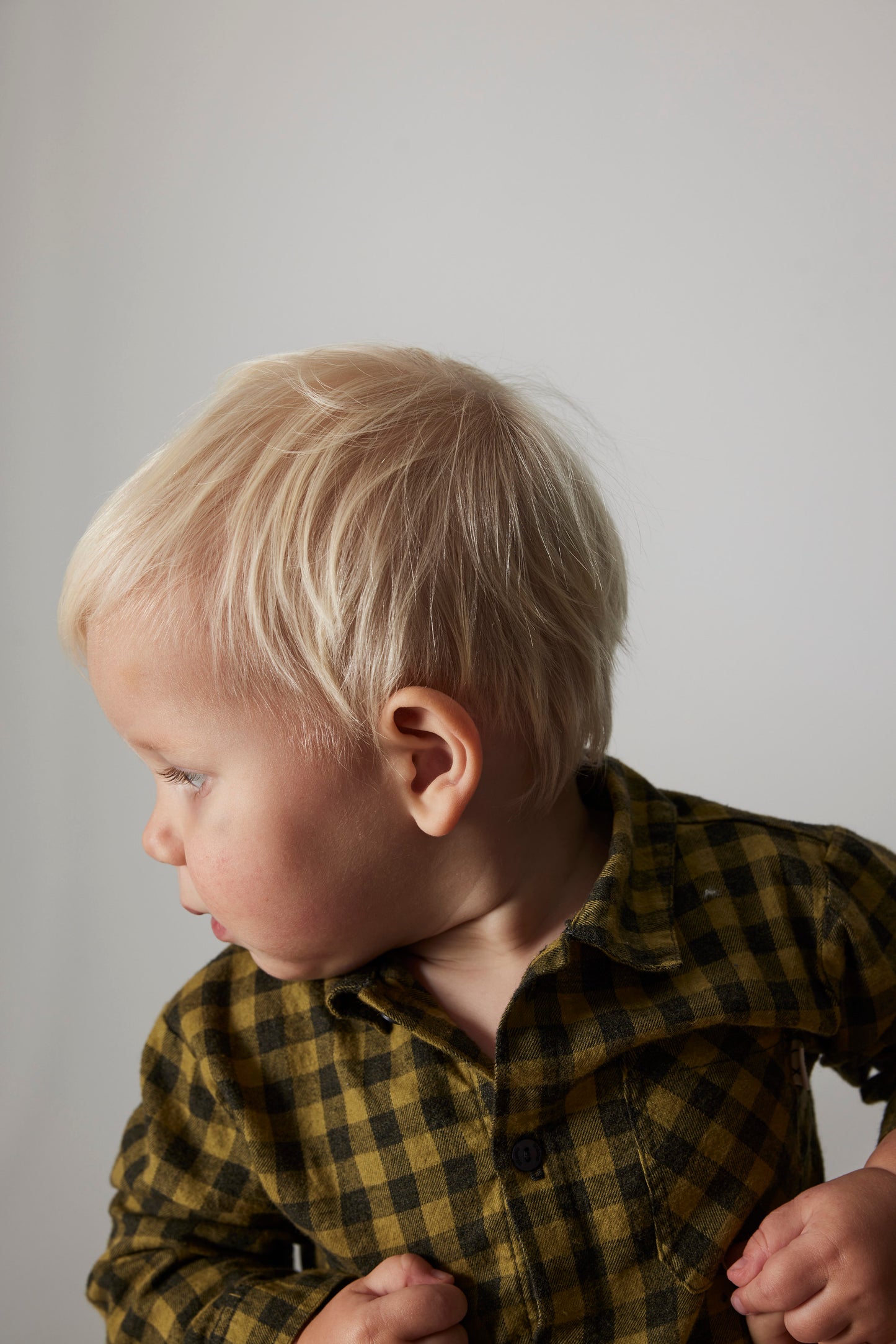 Gingham Baby Shirt - Wild Plains