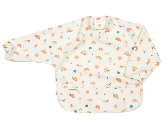 French Breakfast Waterproof Bib - Wild Plains